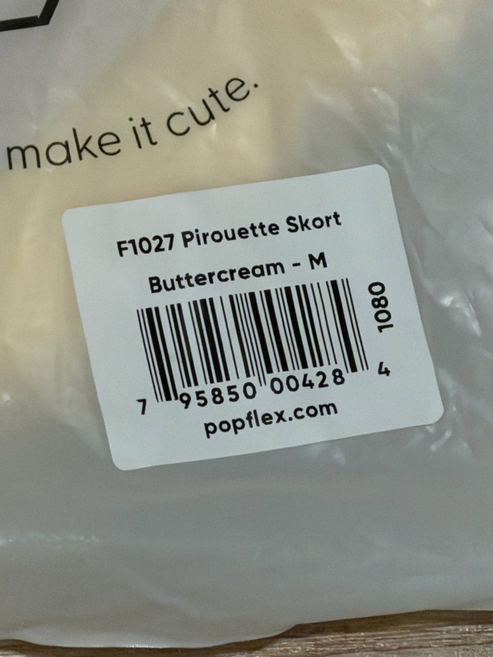POPFLEX Pirouette Skirt in Buttercream Yellow - Picture 4 of 4